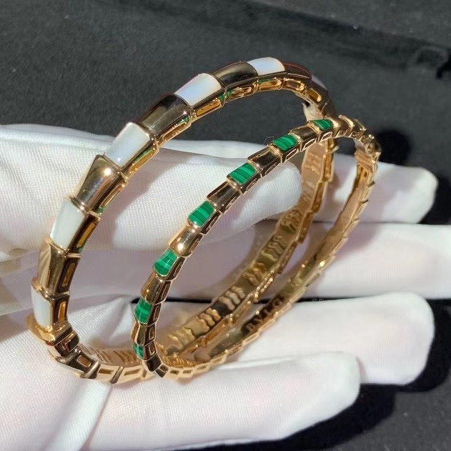 [BloomBling]SERPENTI BRACELET PINK GOLD MOP