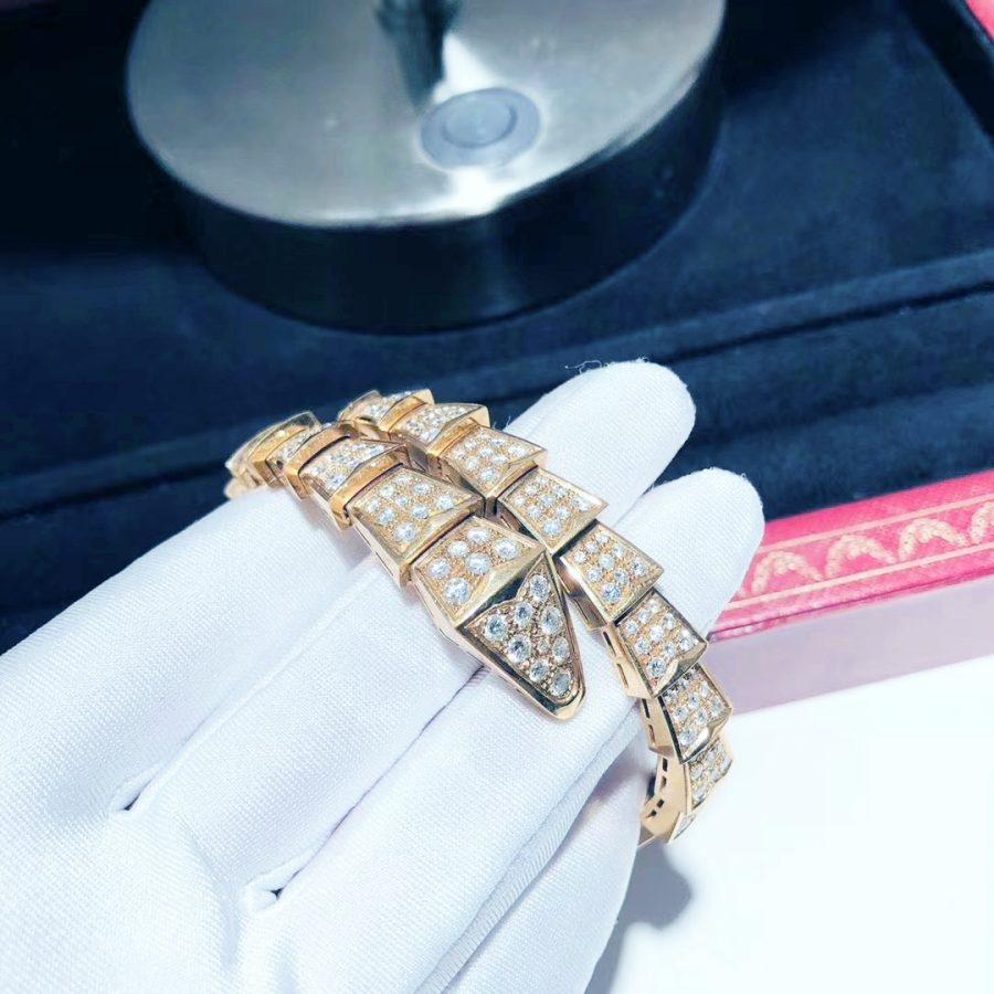 [BloomBling]SERPENTI BRACELET 8MM PINK GOLD DIAMOND