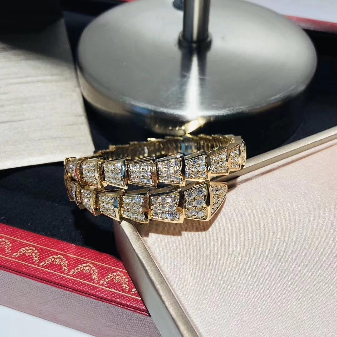 [BloomBling]SERPENTI BRACELET 8MM GOLD DIAMOND