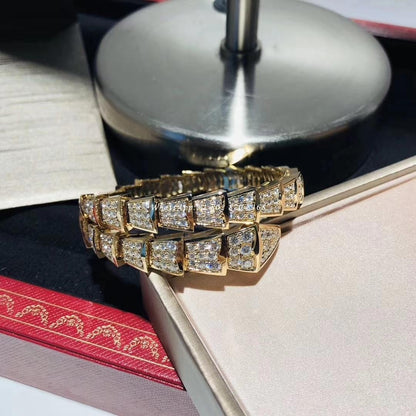 [BloomBling]SERPENTI BRACELET 8MM GOLD DIAMOND