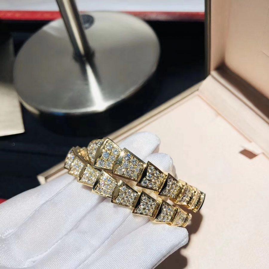 [BloomBling]SERPENTI BRACELET 8MM GOLD DIAMOND
