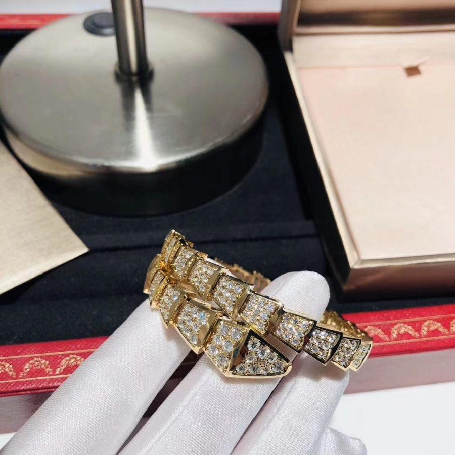[BloomBling]SERPENTI BRACELET 8MM GOLD DIAMOND