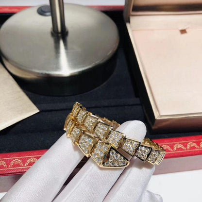 [BloomBling]SERPENTI BRACELET 8MM GOLD DIAMOND