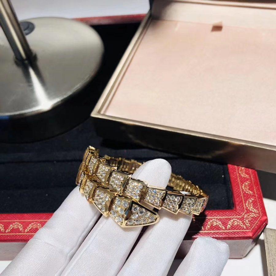 [BloomBling]SERPENTI BRACELET 8MM GOLD DIAMOND