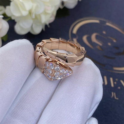 [BloomBling]SERPENTI RING PINK GOLD DIAMOND