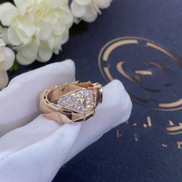 [BloomBling]SERPENTI RING PINK GOLD DIAMOND
