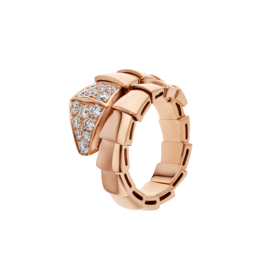 [BloomBling]SERPENTI RING PINK GOLD DIAMOND