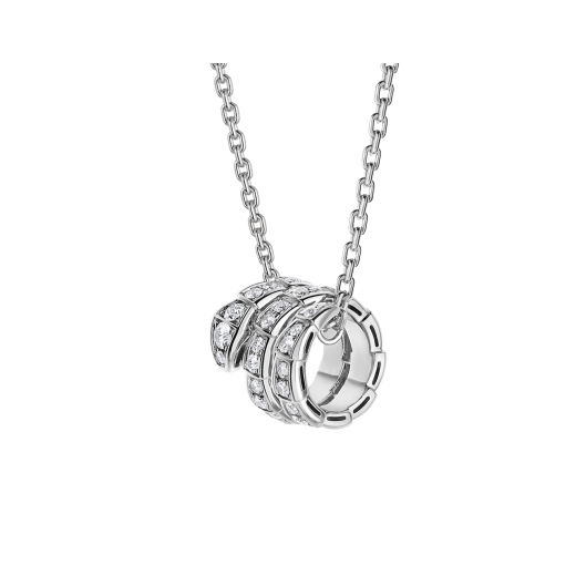 [BloomBling]SERPENTI  NECKLACE DOUBLE RING DIAMOND