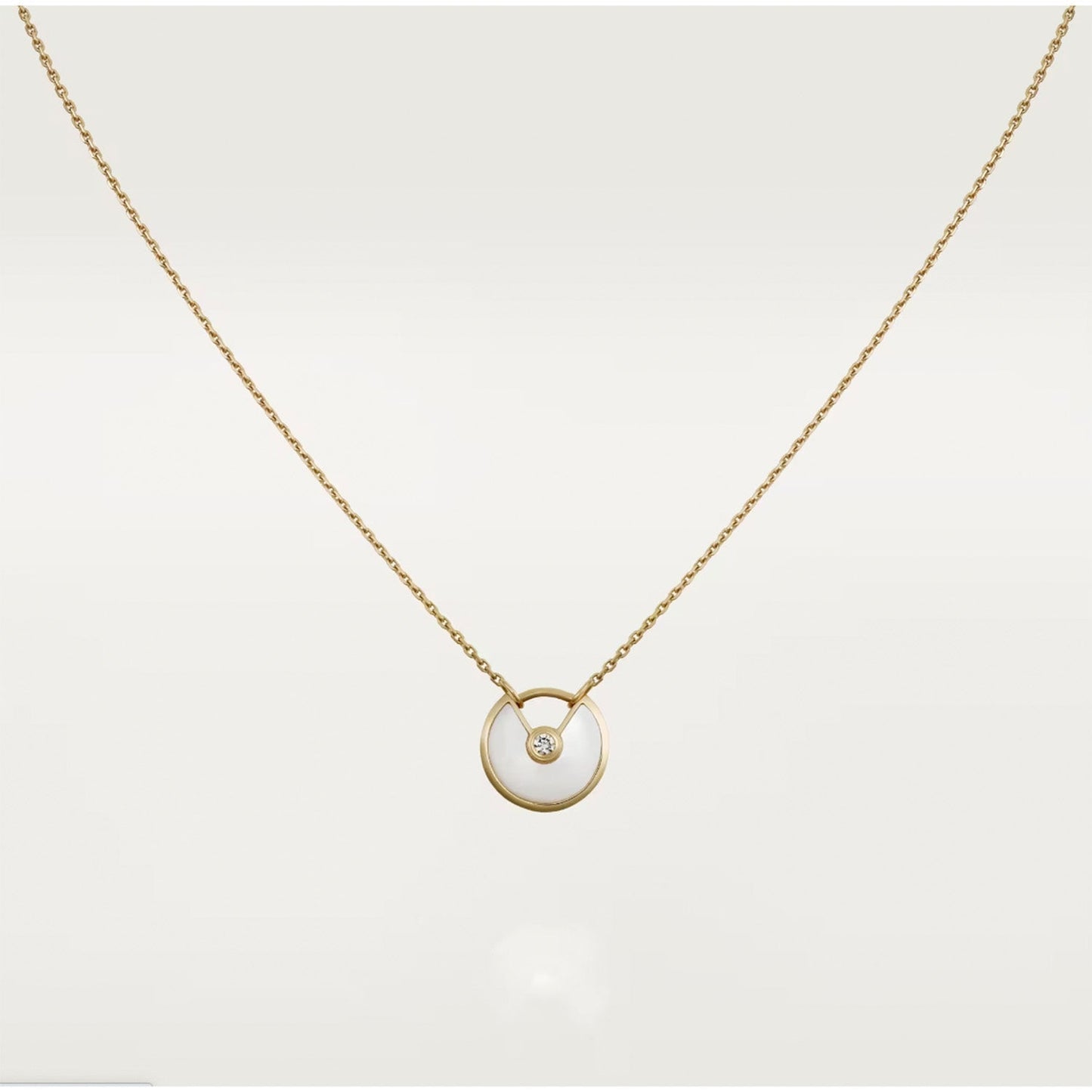 [BloomBling]AMULETTE ROSE GOLD MOP NECKLACE