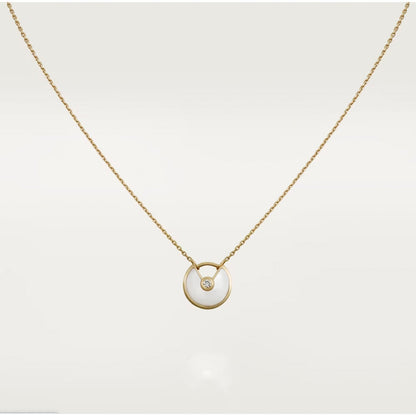 [BloomBling]AMULETTE ROSE GOLD MOP NECKLACE