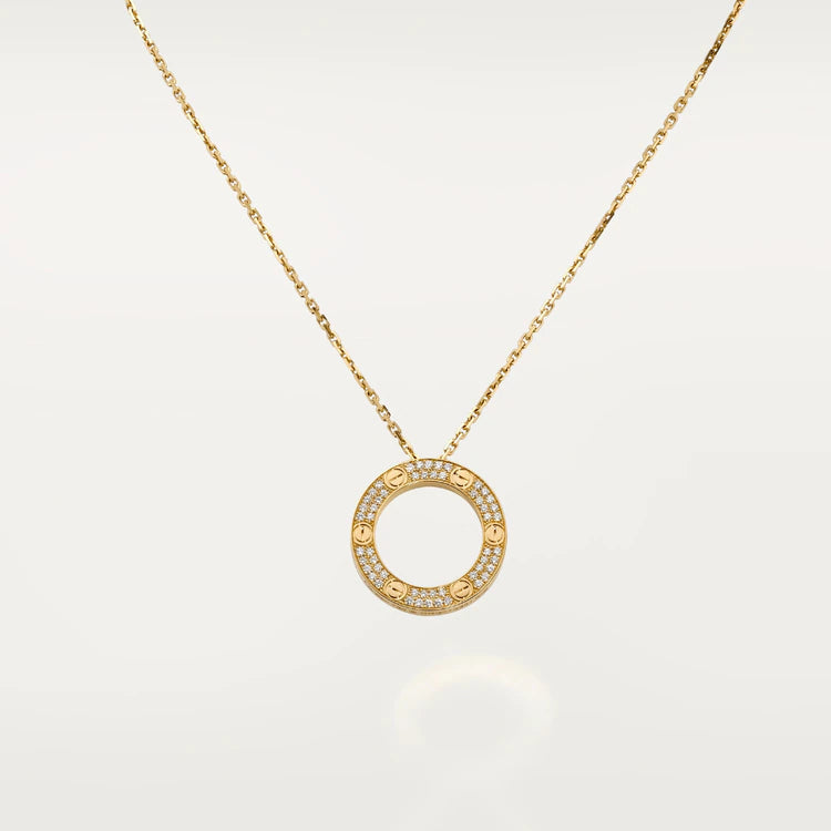 [BloomBling]LOVE NECKLACE ADJUSTABLE ROSE GOLD