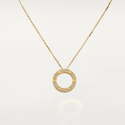 [BloomBling]LOVE NECKLACE ADJUSTABLE ROSE GOLD