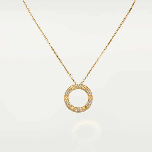 [BloomBling]LOVE NECKLACE ADJUSTABLE ROSE GOLD