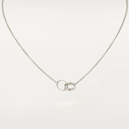 [BloomBling]LOVE NECKLACE PINK GOLD AND SILVER