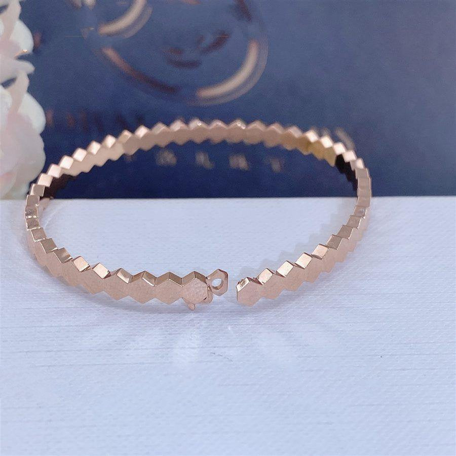 [BloomBling]BEE LOVE PINK GOLD BRACELET
