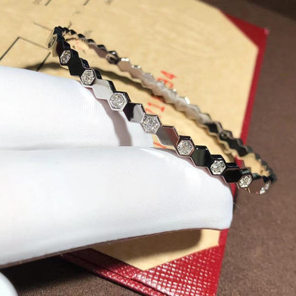 [BloomBling]BEE LOVE SILVER DIAMOND BRACELET