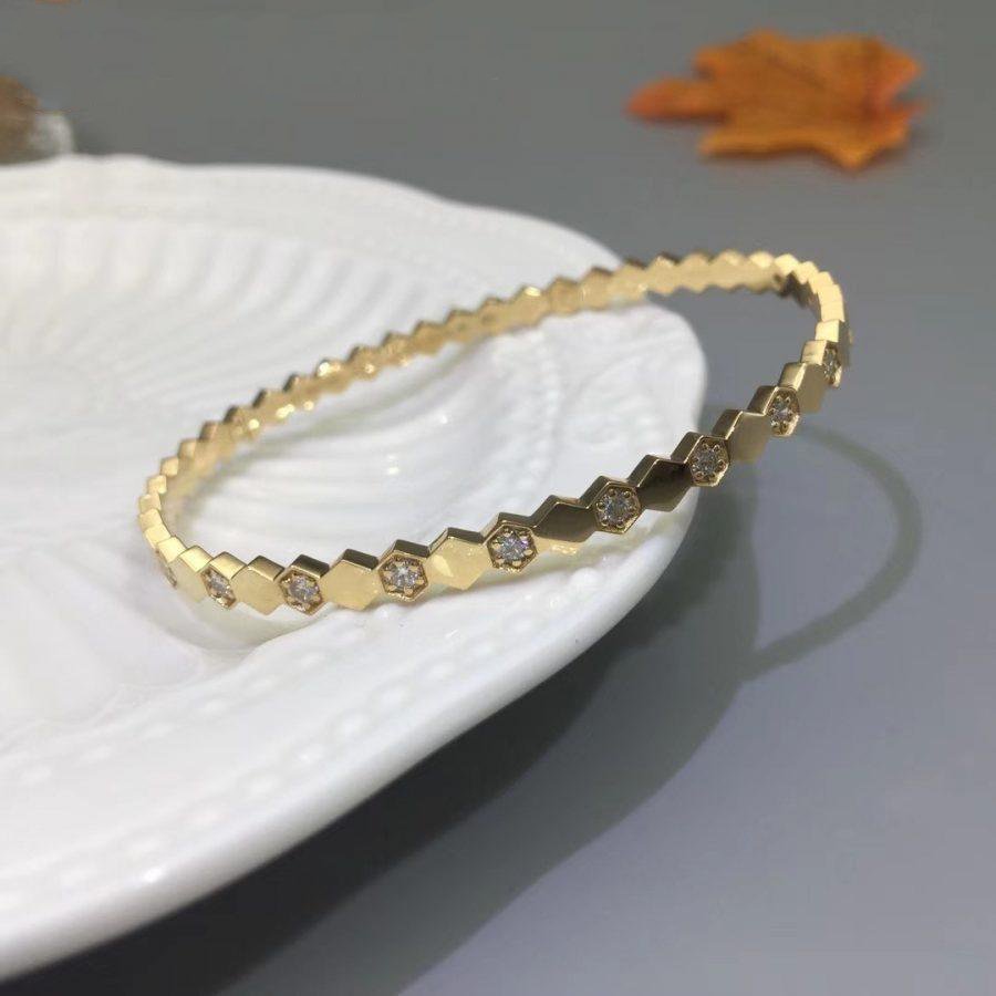 [BloomBling]BEE LOVE GOLD DIAMOND BRACELET