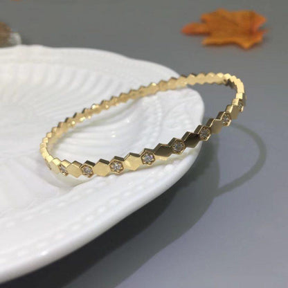 [BloomBling]BEE LOVE GOLD DIAMOND BRACELET