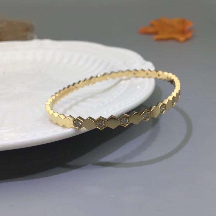[BloomBling]BEE LOVE GOLD DIAMOND BRACELET
