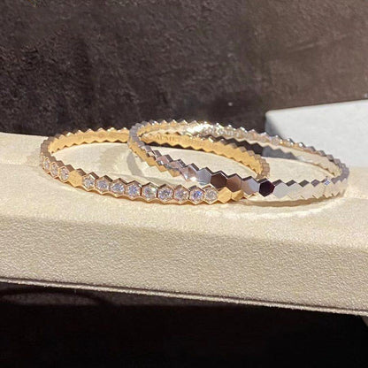 [BloomBling]BEE LOVE GOLD BRACELET FULL DIAMOND