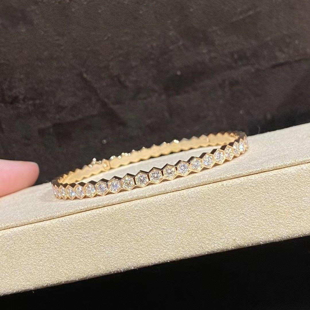 [BloomBling]BEE LOVE GOLD BRACELET FULL DIAMOND