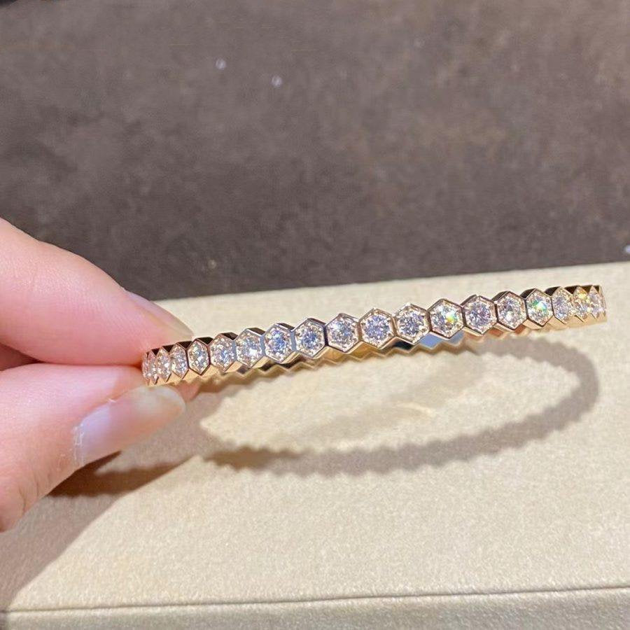 [BloomBling]BEE LOVE GOLD BRACELET FULL DIAMOND
