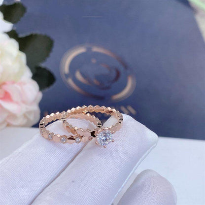 [BloomBling]BEE LOVE RING PINK GOLD 1 DIAMOND