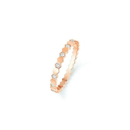[BloomBling]BEE LOVE RING PINK GOLD DIAMOND