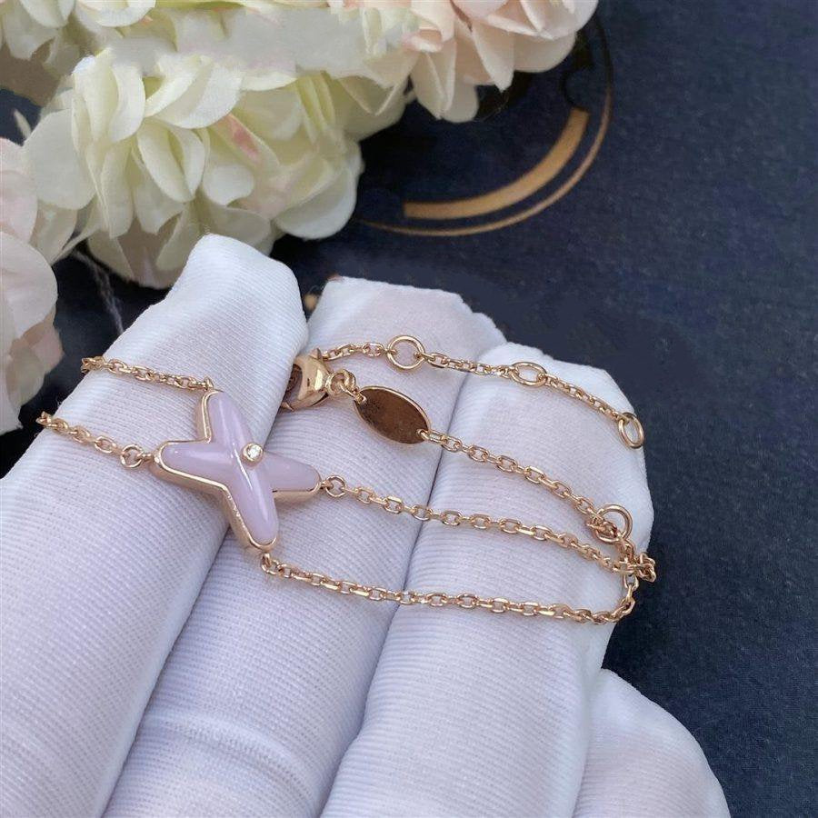 [BloomBling]JEUX BRACELET PINK MOP PINK GOLD 1 DIAMOND