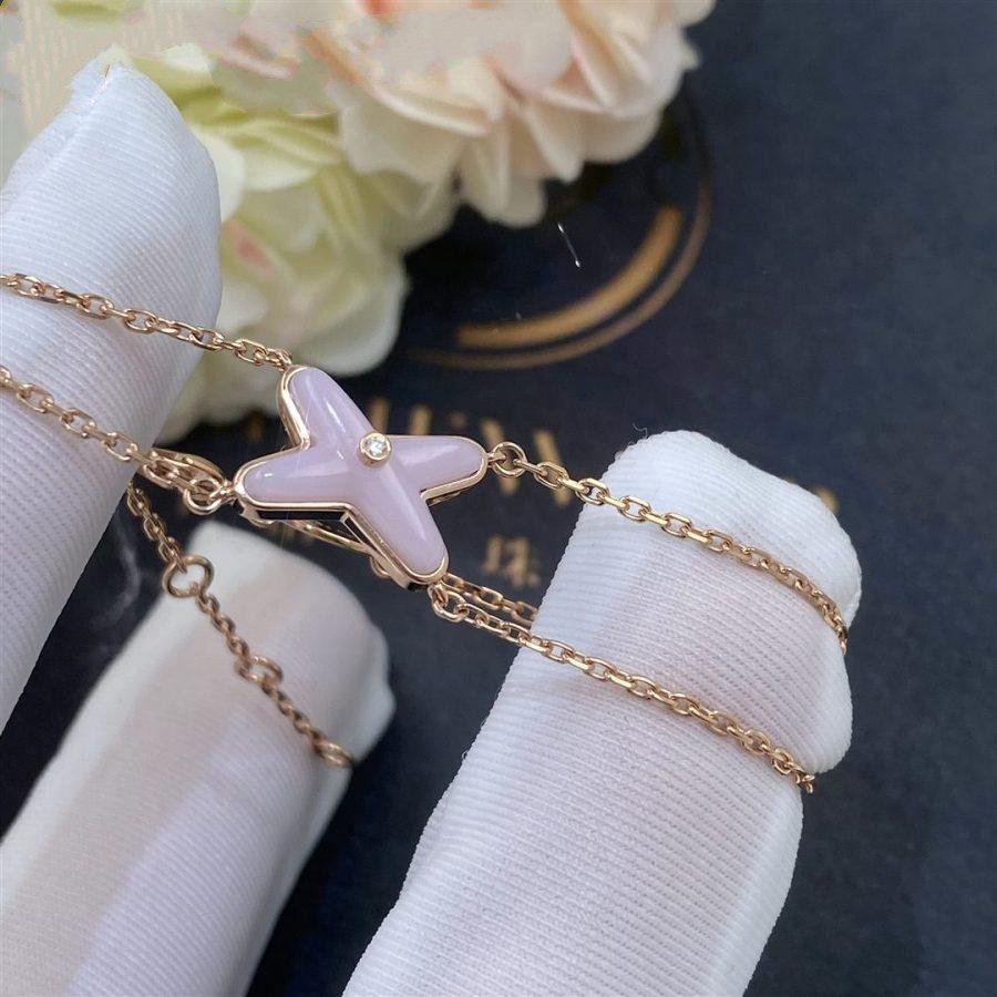 [BloomBling]JEUX BRACELET PINK MOP PINK GOLD 1 DIAMOND