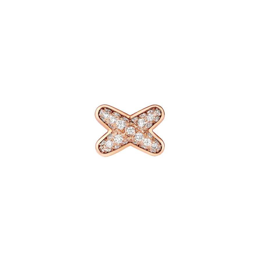 [BloomBling]JEUX DE PINK GOLD DIAMOND EARRINGS