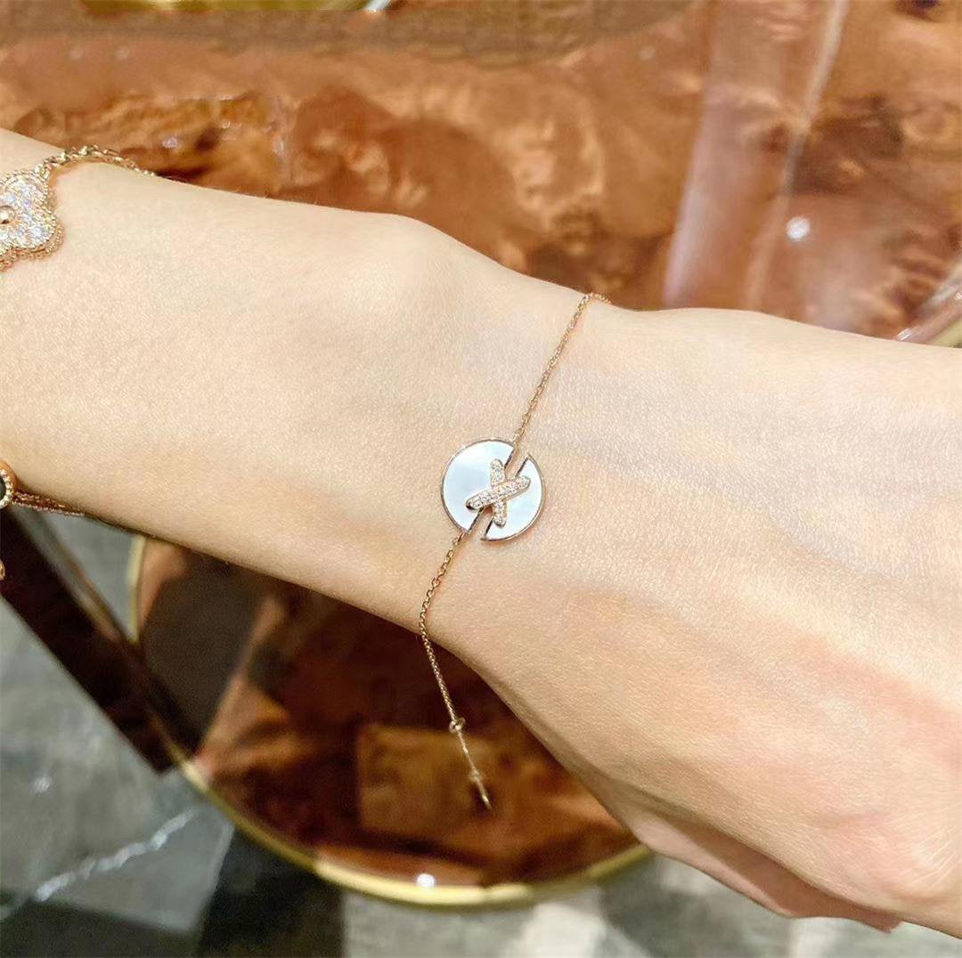 [BloomBling]JEUX DE BRACELET MOP PINK GOLD DIAMONDS