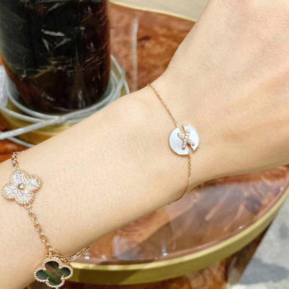 [BloomBling]JEUX DE BRACELET MOP PINK GOLD DIAMONDS