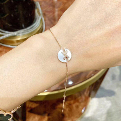 [BloomBling]JEUX DE BRACELET MOP PINK GOLD DIAMONDS