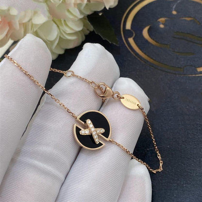 [BloomBling]JEUX DE BRACELET ONYX PINK GOLD DIAMOND