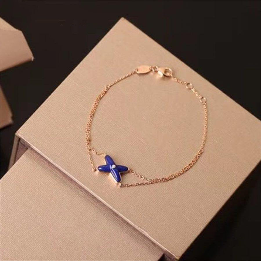 [BloomBling]Hollow Design Four-Leaf Clover Flower Shape Ring