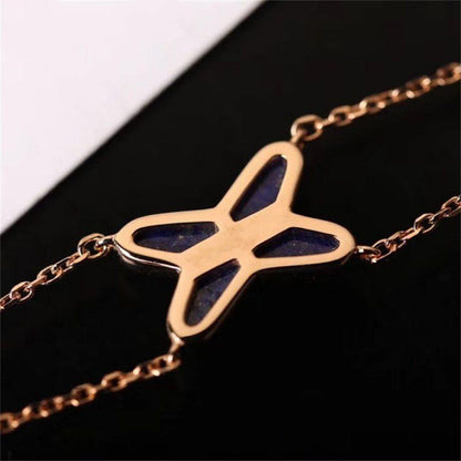 [BloomBling]Hollow Design Four-Leaf Clover Flower Shape Ring