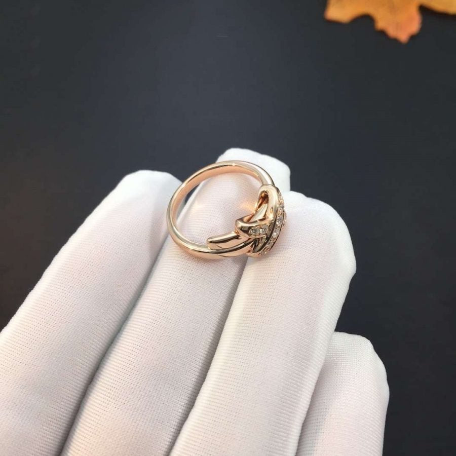 [BloomBling]JEUX DE PINK GOLD DIAMOND RING