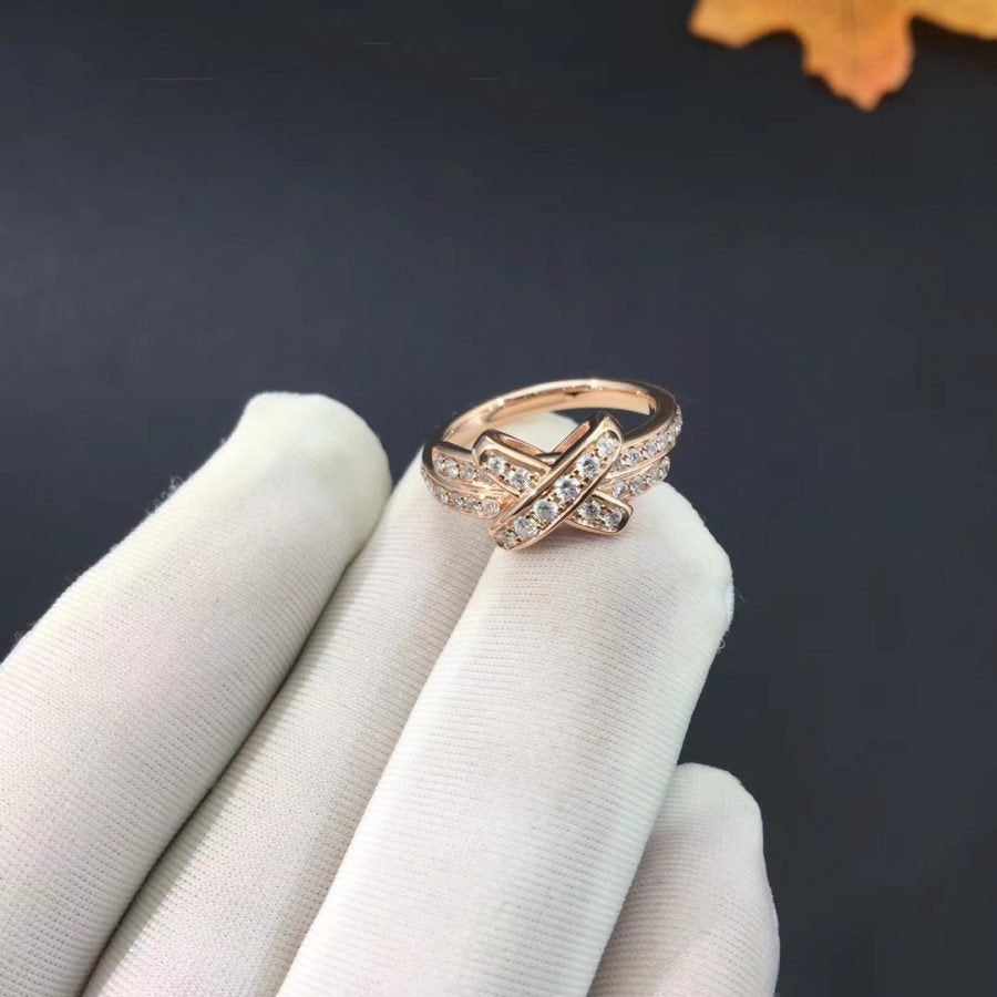 [BloomBling]JEUX DE RING PINK GOLD DIAMOND