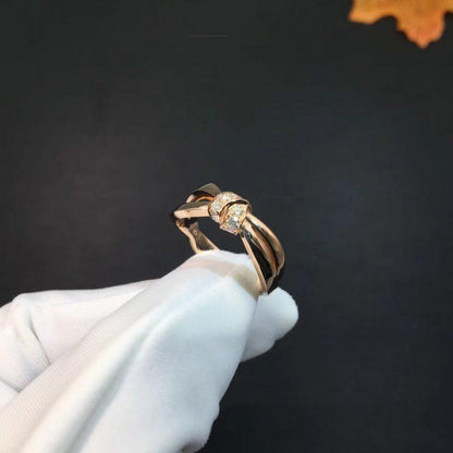 [BloomBling]LIENS RING PINK GOLD DIAMOND