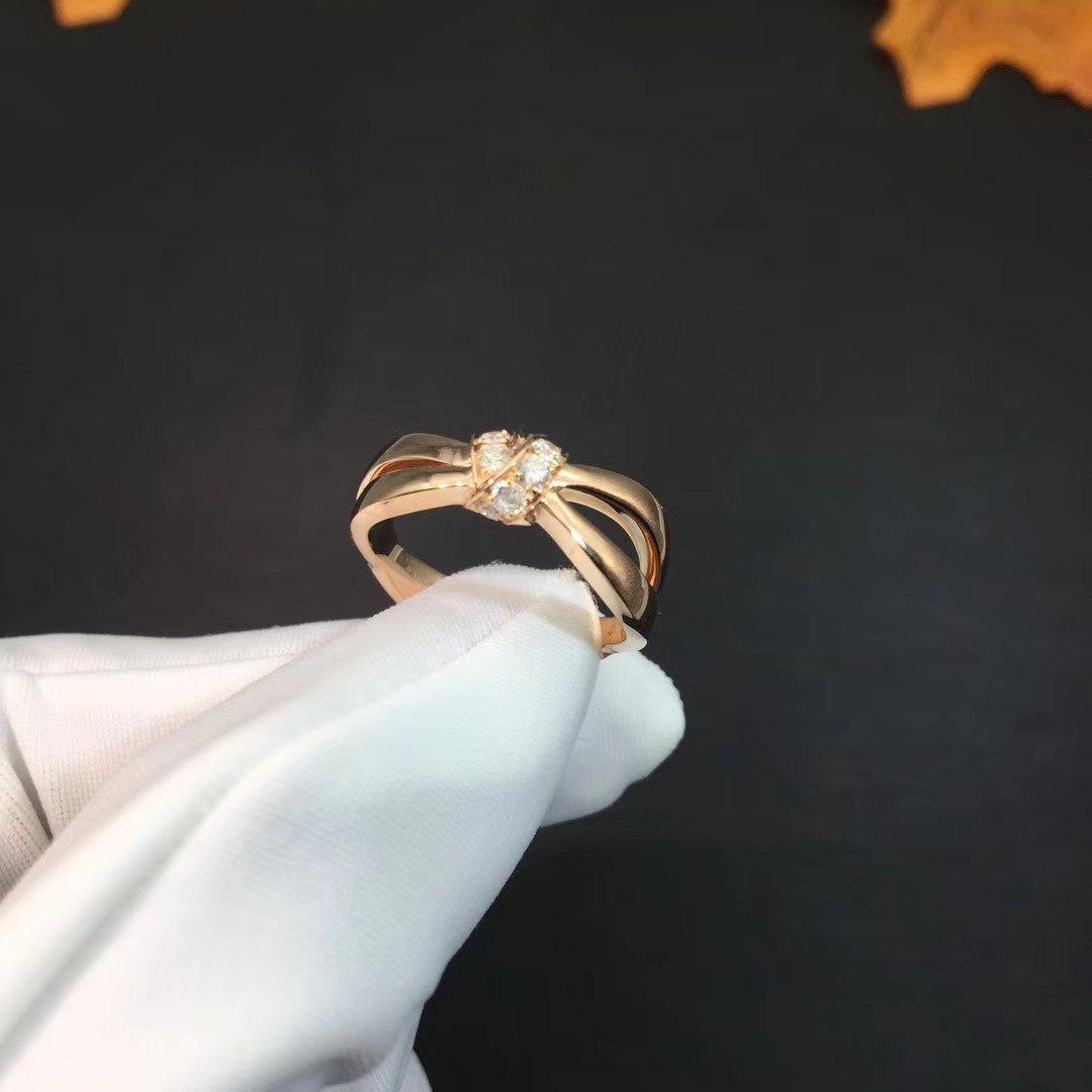 [BloomBling]LIENS RING PINK GOLD DIAMOND