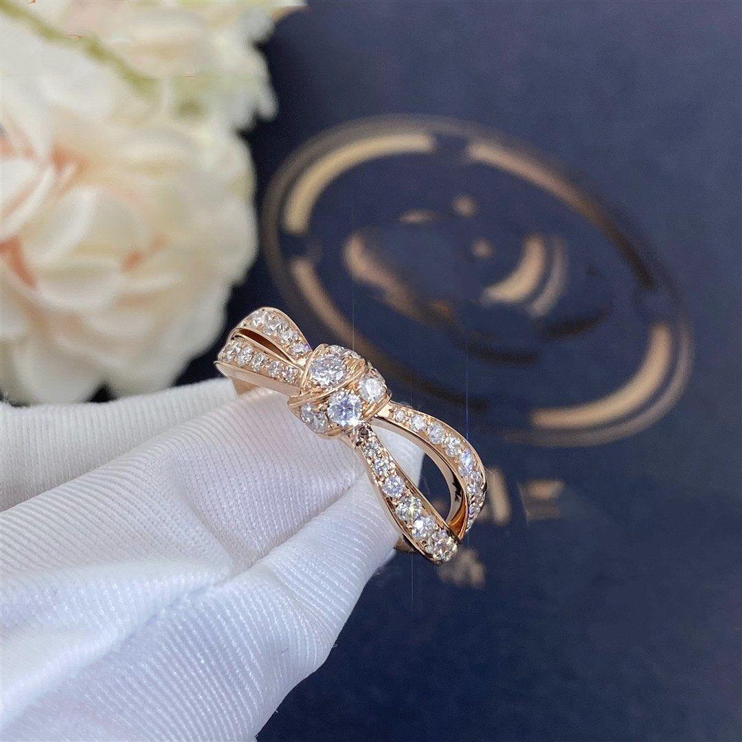 [BloomBling]LIENS PINK GOLD DIAMOND RING
