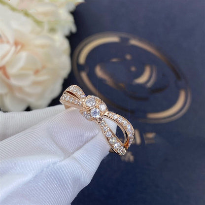 [BloomBling]LIENS PINK GOLD DIAMOND RING