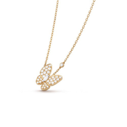 [BloomBling]BUTTERFLY DIAMOND NECKLACE