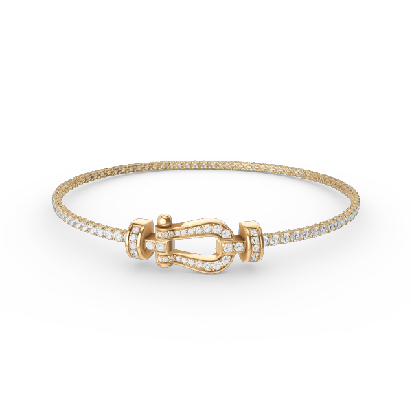 [BloomBling]FORCE  HORSESHOE  DIAMOND TENNIS BRACELET