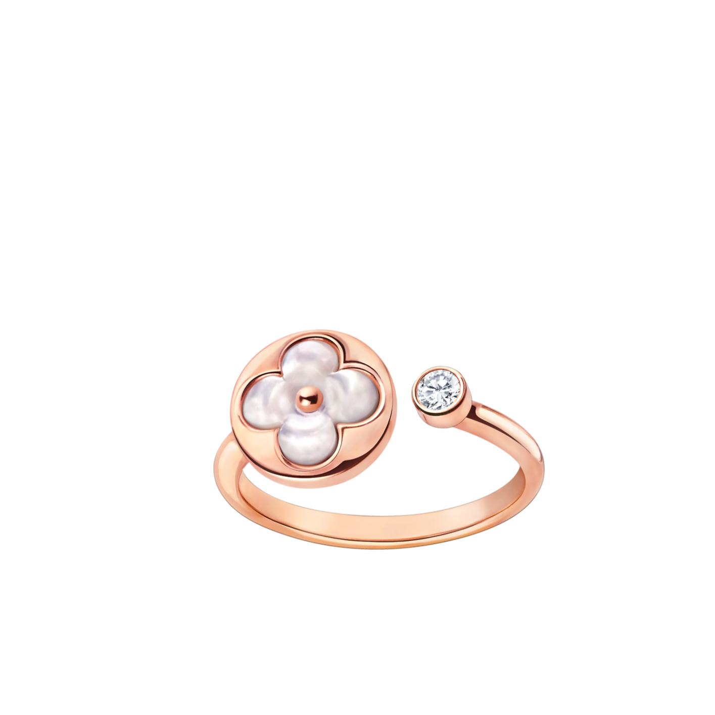 [BloomBling]SUN 1 DIAMOND PINK MOP RING