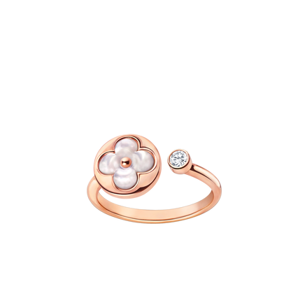 [BloomBling]SUN 1 DIAMOND PINK MOP RING