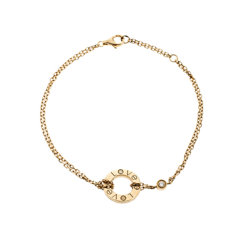 [BloomBling]LOVE BRACELET 2 DIAMOND