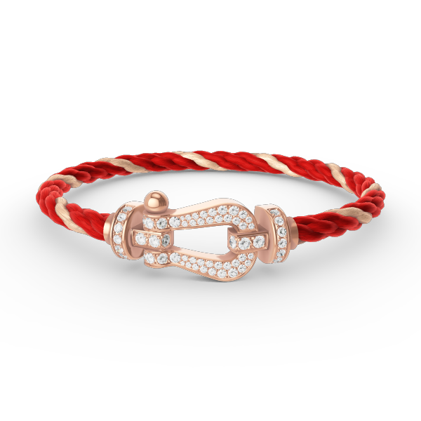 [BloomBling]FORCE LARGE HORSESHOE FULL DIAMOND BRACELET ROSE GOLD