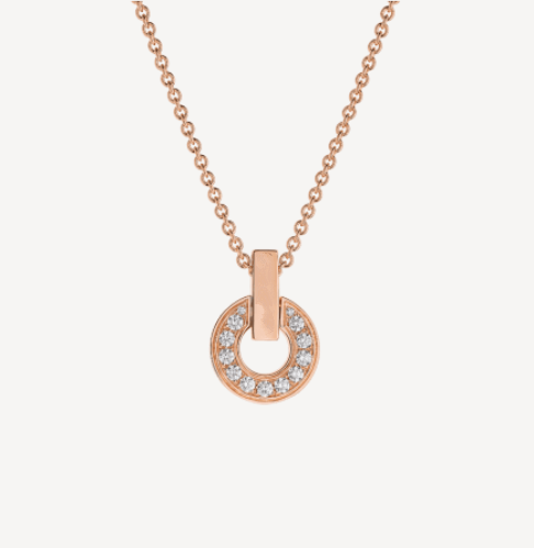 [BloomBling]GARI NECKLACE PINK GOLD DIAMOND